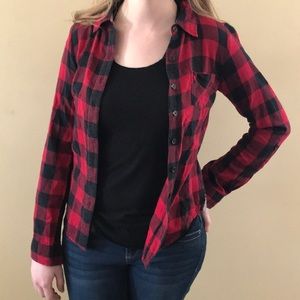 Red & Black Plaid Shirt